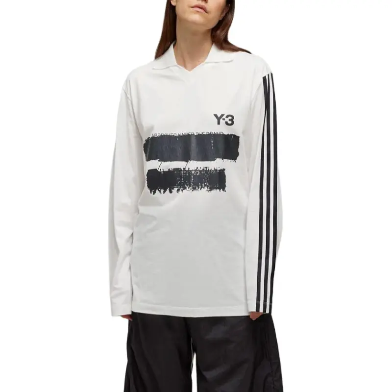 Adidas Free Shipping With AdiClub Y 3 Graphic Logo Long Sleeve Tee-5
