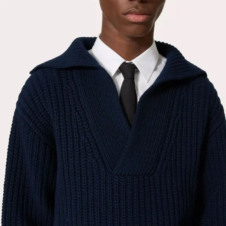 Valentino V Neck Long Sleeved Jumper-4