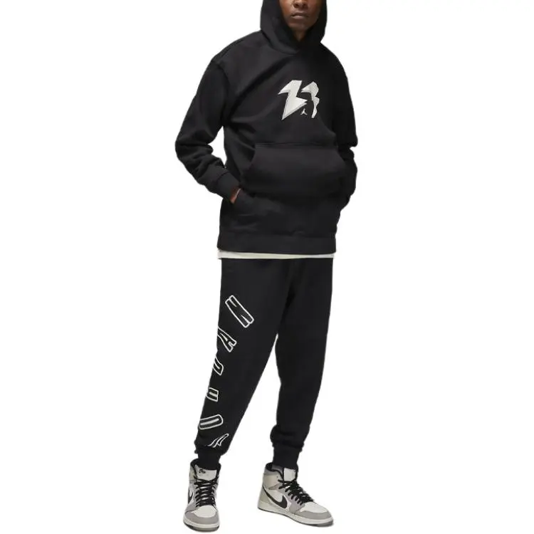 Jordan Flight MVP Knitted Sweatpants Men Black-1