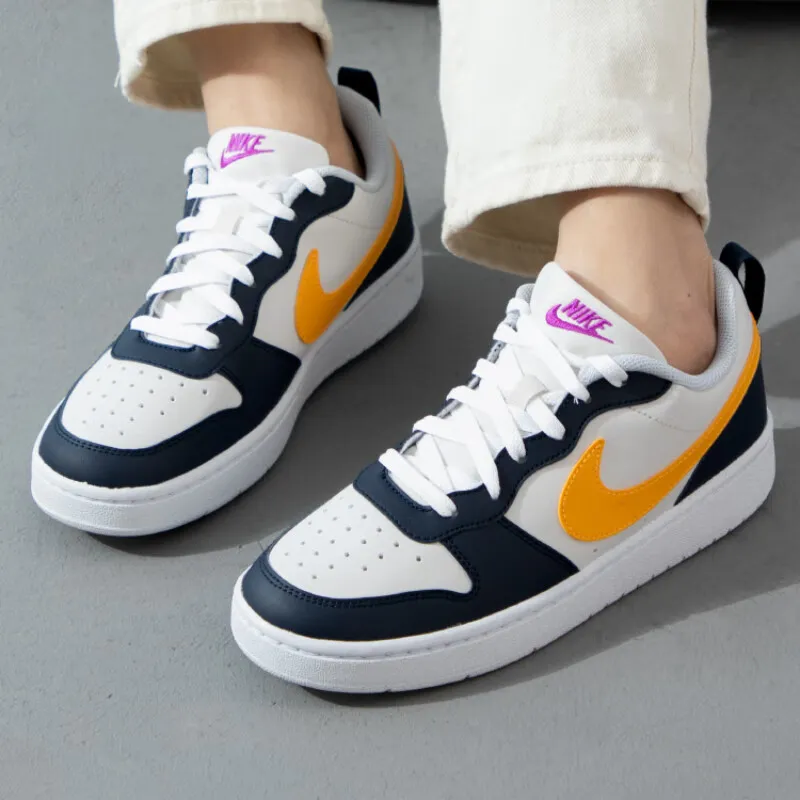 Nike Court Borough Low Recraft 'White Navy Gold' GS-7