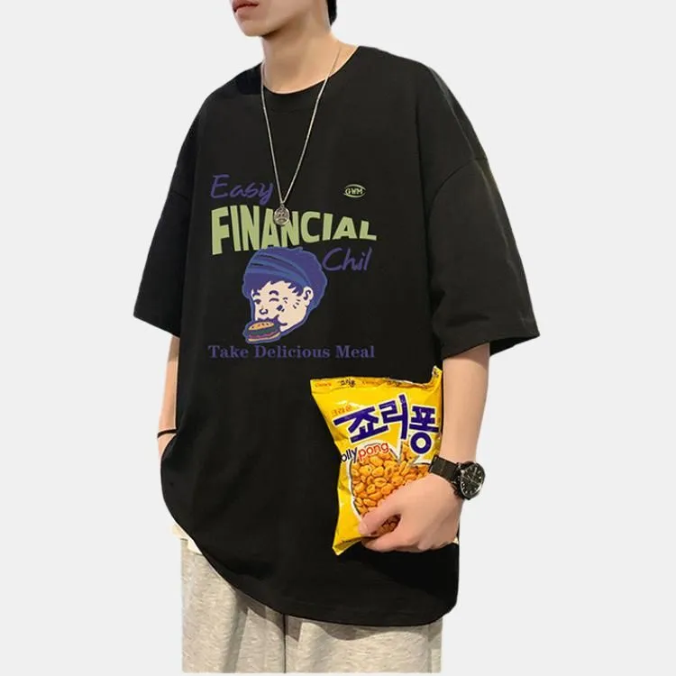 Tonlion Regular T-Shirt Men's Black-1
