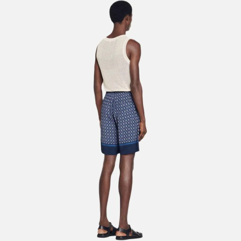 Sandro Geometric print Bermuda Shorts-1