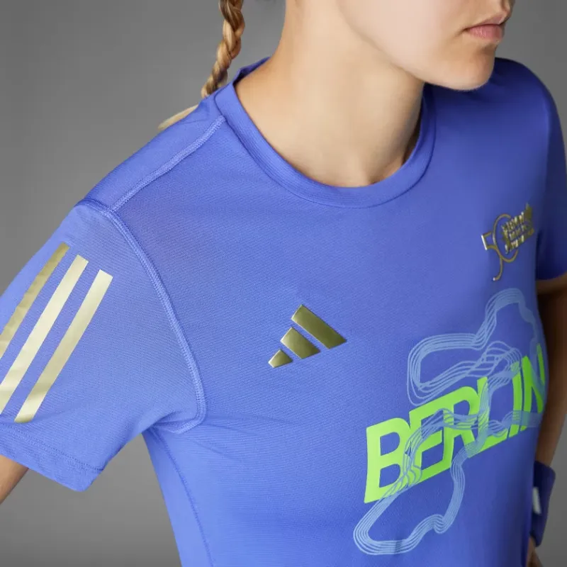 Adidas FW24 Regular T Shirt Women's Half Cobalt Blue-5