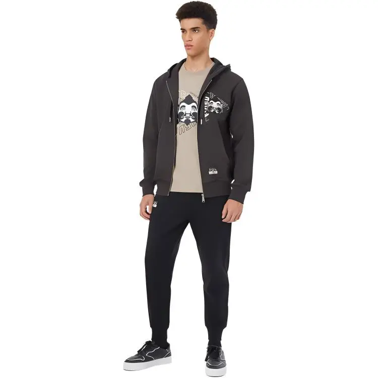 EVISU Sweatshirt Men's Charcoal Gray-4