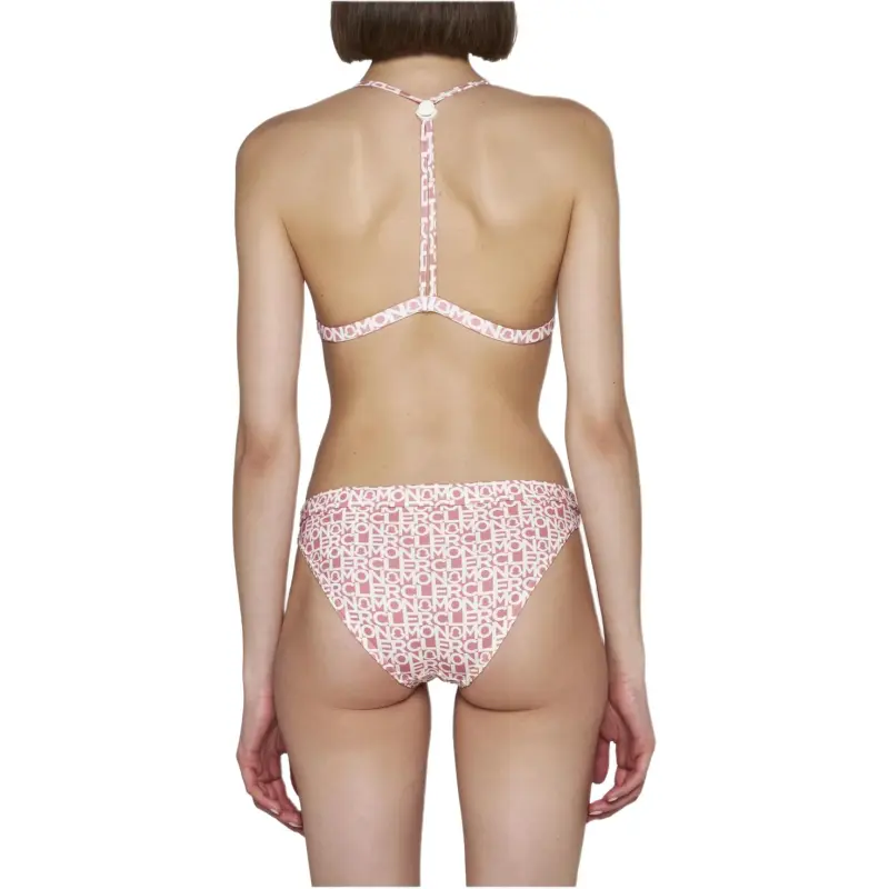 Moncler Allover Logo Printed Alose Two-Piece Bikini Set-3