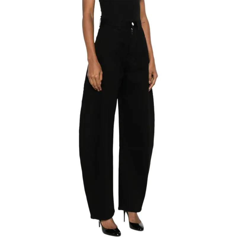 Alaia High Waist Round Jeans-4