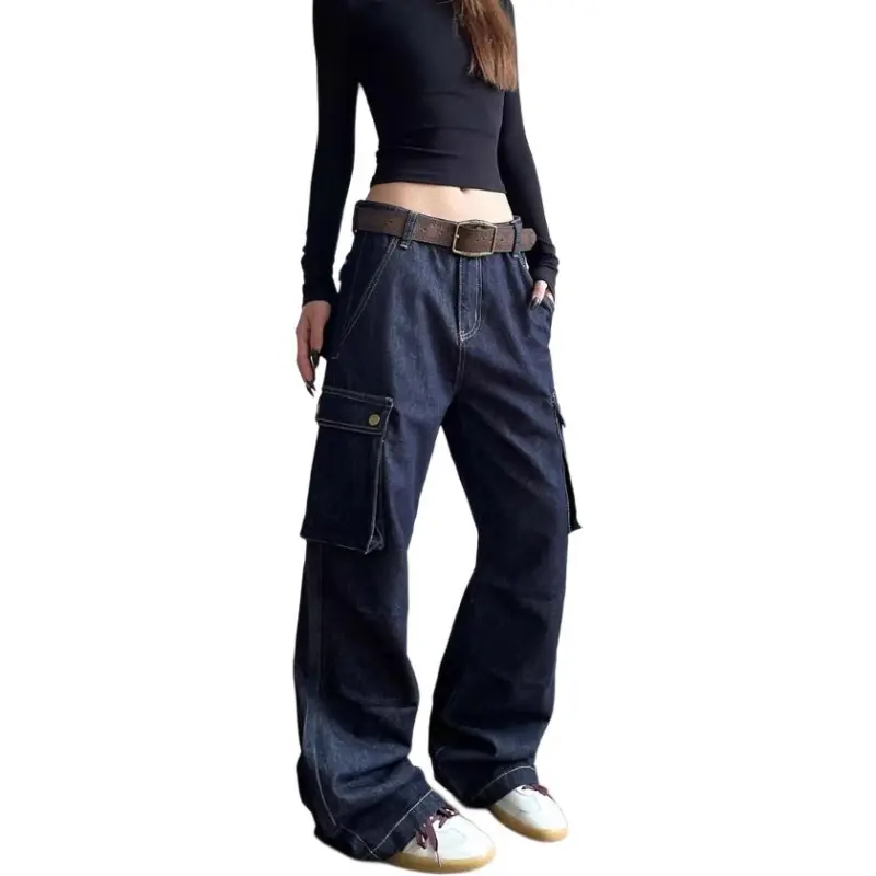Concubine Zhu Jeans Unisex Dark Blue-3