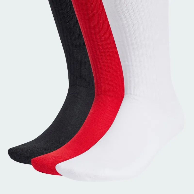 Adidas X KoRn Socks Set Of 3 White/Black/Better Scarlet-3