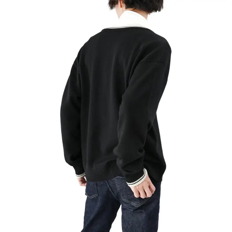 CELINE Triomphe V Neck Sweater-3