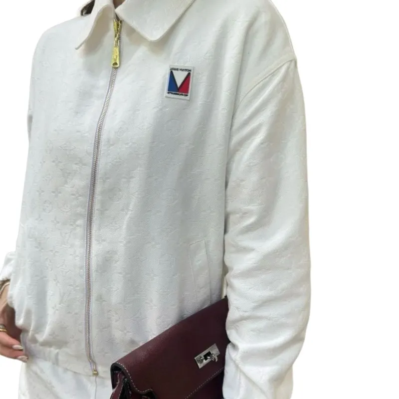 LOUIS VUITTON Lv X Ac Embossed Monogram Bomber Jacket-2