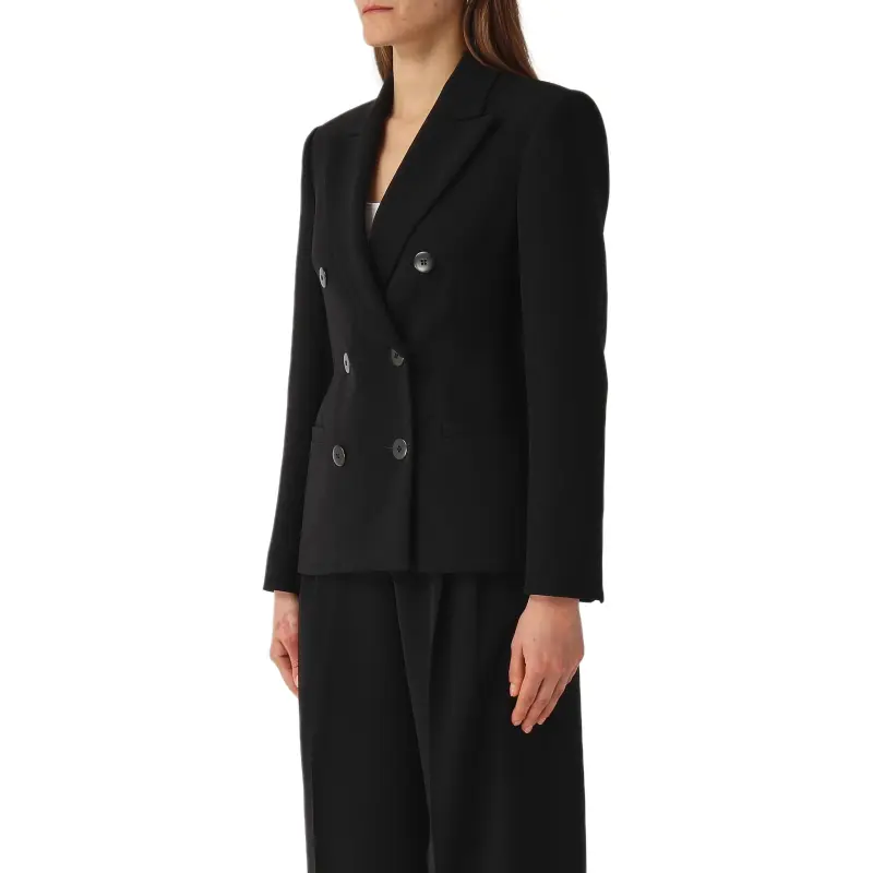 MaxMara Studio Double Breasted Long Sleeved Blazer-2