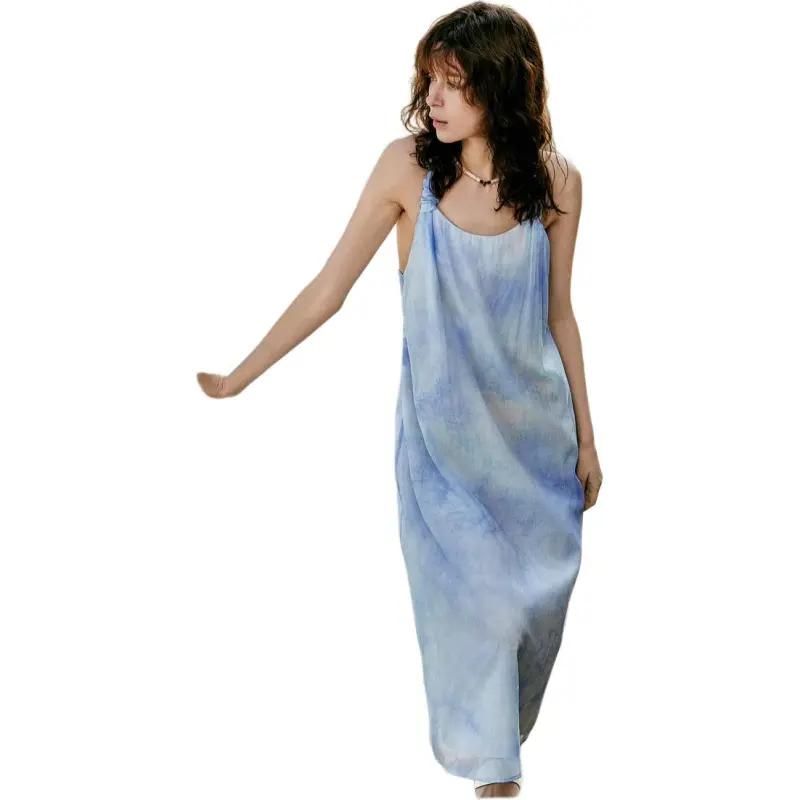 ELLE Slip Dresses Summer Women's-14