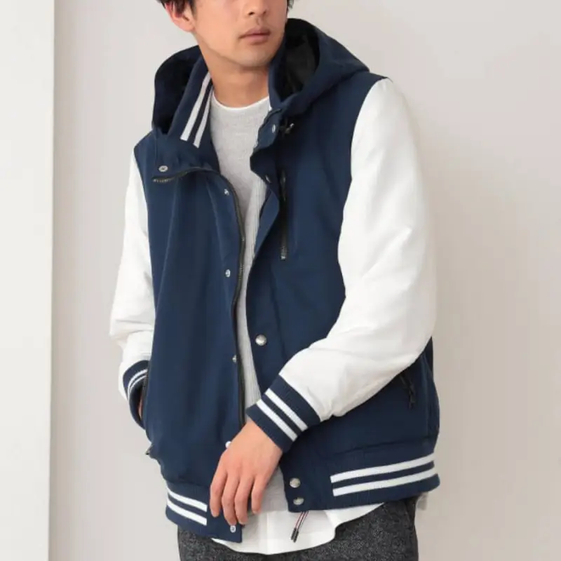 Beams Jackets Men Marine Blue-3