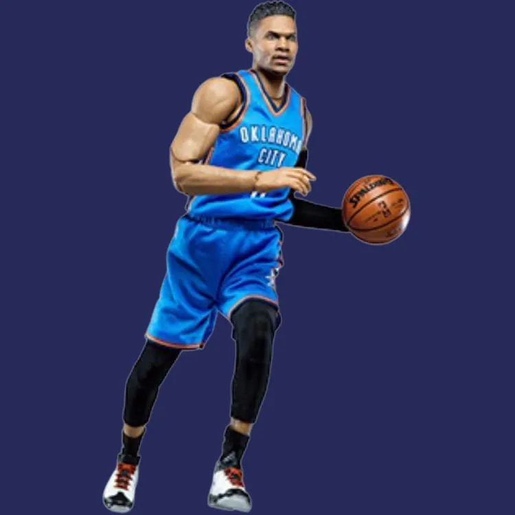 ENTERBAY Star Collection 1 9 NBA Russell Westbrook, Russell Westbrook Action Figures-2