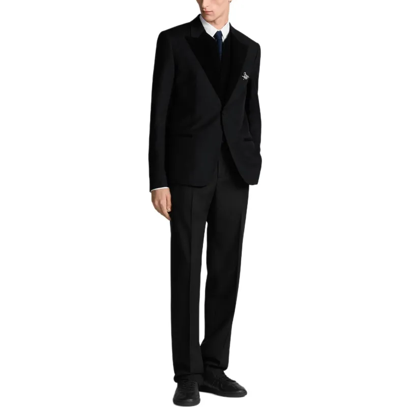 DIOR FW25 Fall Men's Clothing Collection Casual Pants Men's Black-2