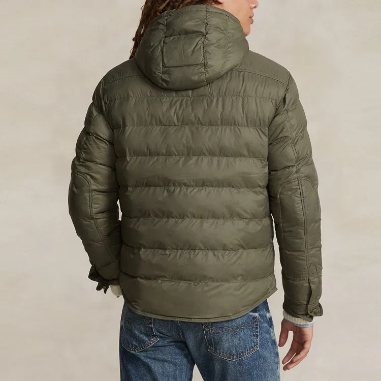 Polo Ralph Lauren Puffer Jackets Men Army Green-3
