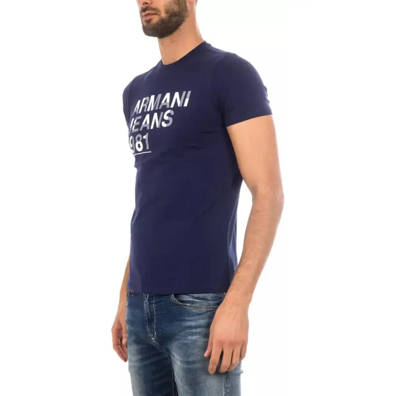 ARMANI JEANS T Shirt Men's Blue-2