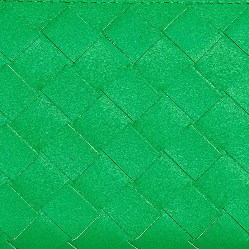 Bottega Veneta Cow Leather Wallet Tubas Men's Parrot Green-4