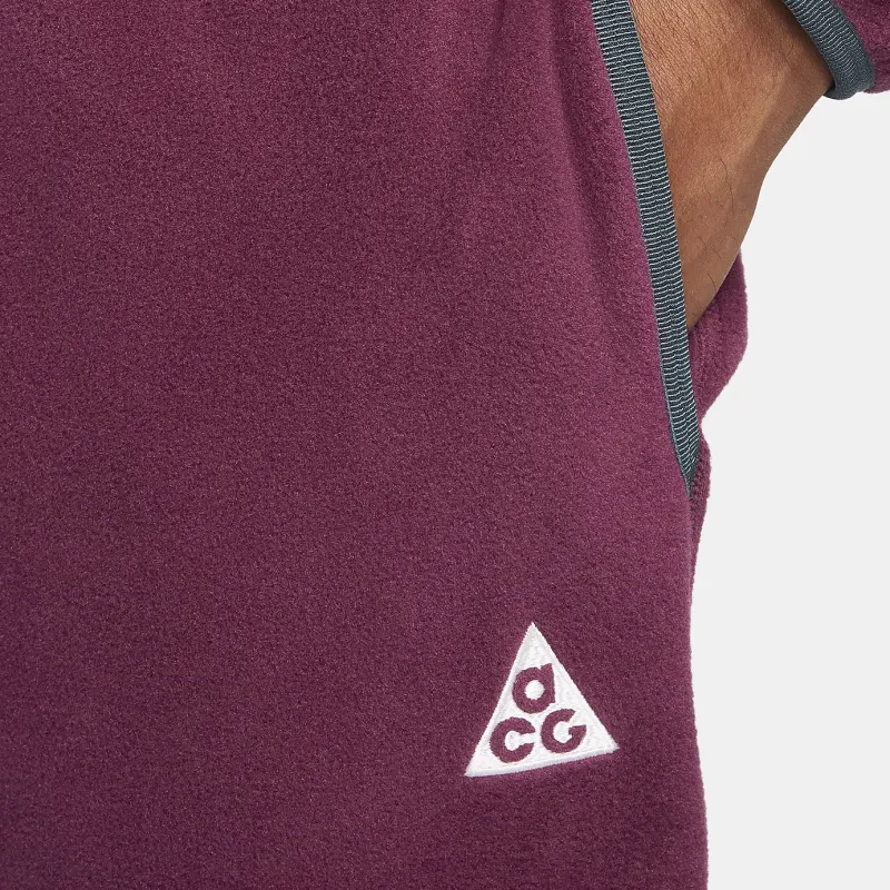 Nike ACG Polartec® 'Wolf Tree' Knitted Sweatpants Men's Burgundy-4