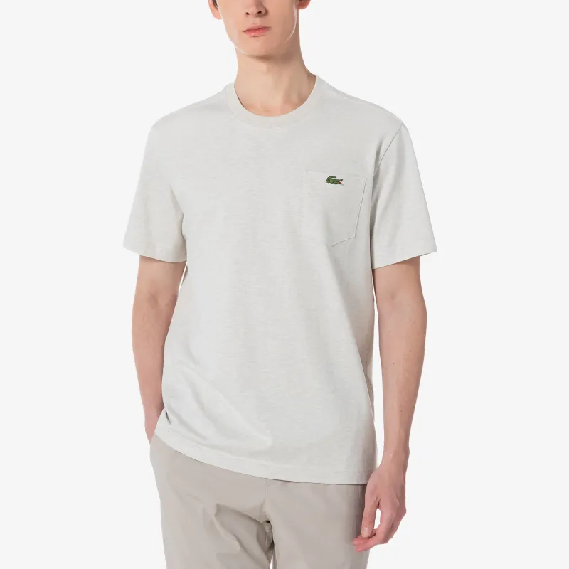 LACOSTE T Shirt Men's White Gray-1