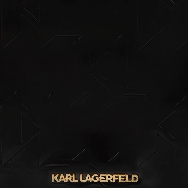 KARL LAGERFELD K/SKUARE Polyurethane Crossbody Bag Women's Black-3