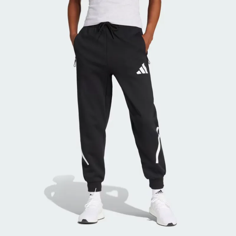 Adidas Women's Z.N.E. Tracksuit Bottoms Black/White-2