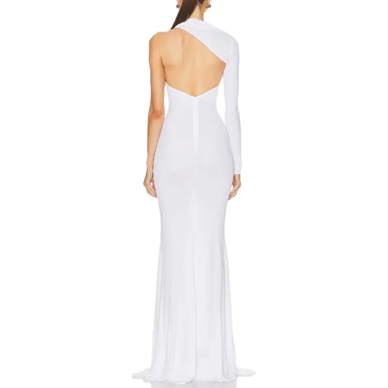 Alex Perry Long Sleeved Dress Women's White-1