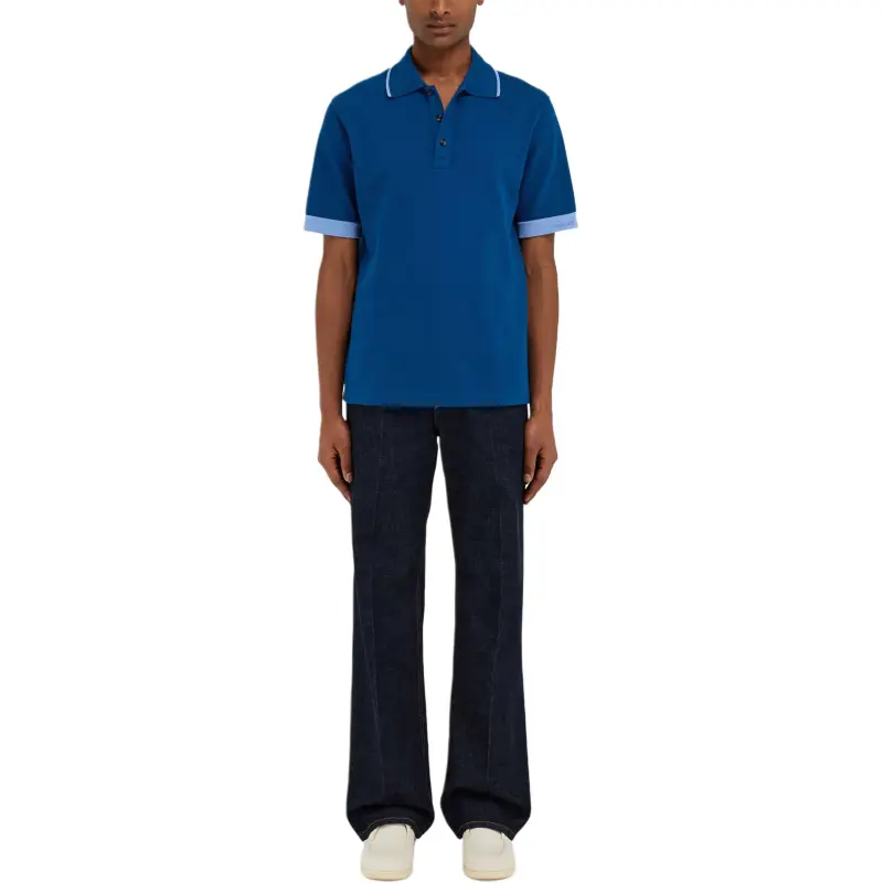 Ferragamo Logo Embroidered Polo Shirt-1