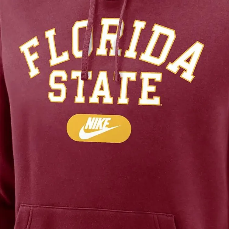 Nike Florida State Seminoles Legacy Club Foundational Men's Nike College Pullover Hoodie-2