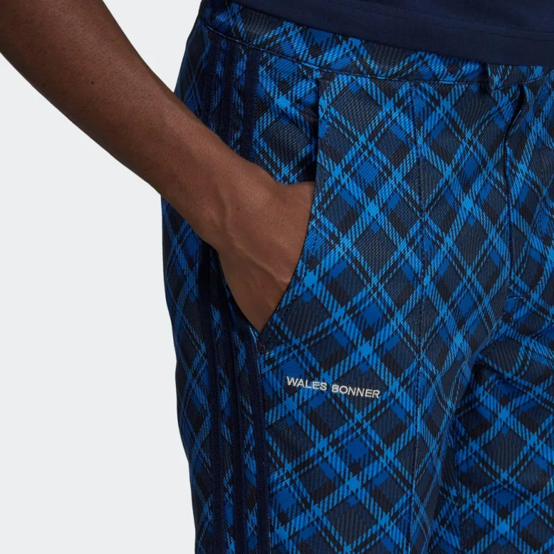 Adidas Originals x Wales Bonner TARTANTP Casual Pants Men's Blue-5