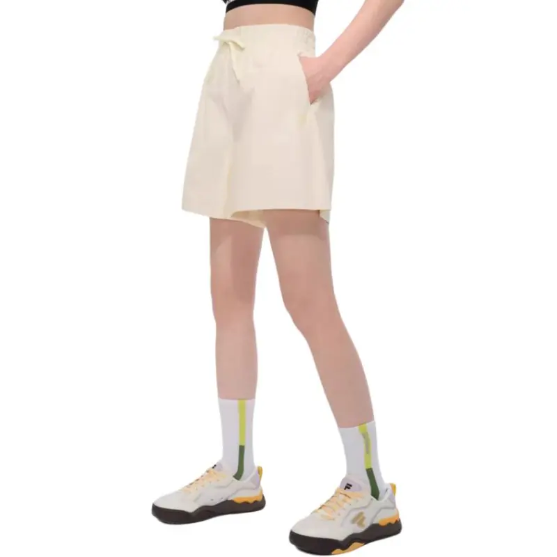 FILA FUSION FOBFUSION LIFE SS25 Casual Shorts Women's Misty Custard-2
