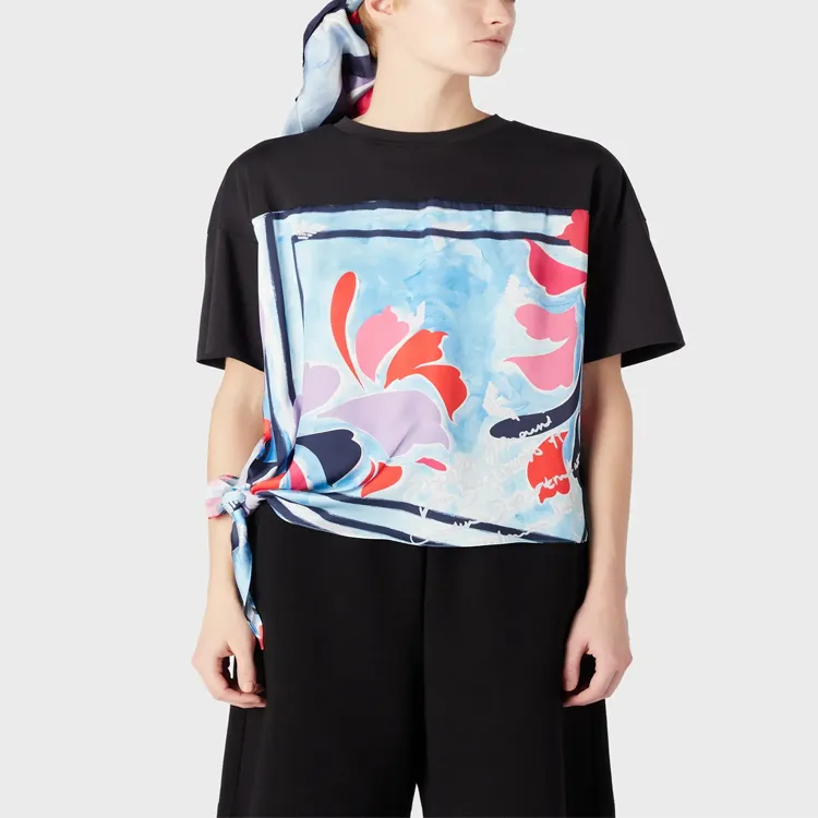 EMPORIO ARMANI T-Shirts Women's Navy-1