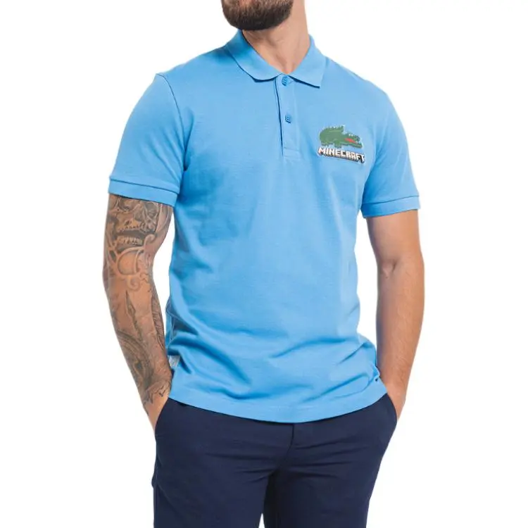 LACOSTE Polo Shirt Unisex Light Blue-3