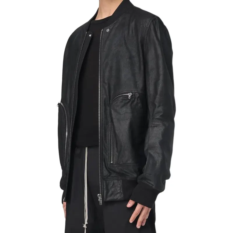 RICK OWENS Bauhaus Flight Bomber Jacket-3