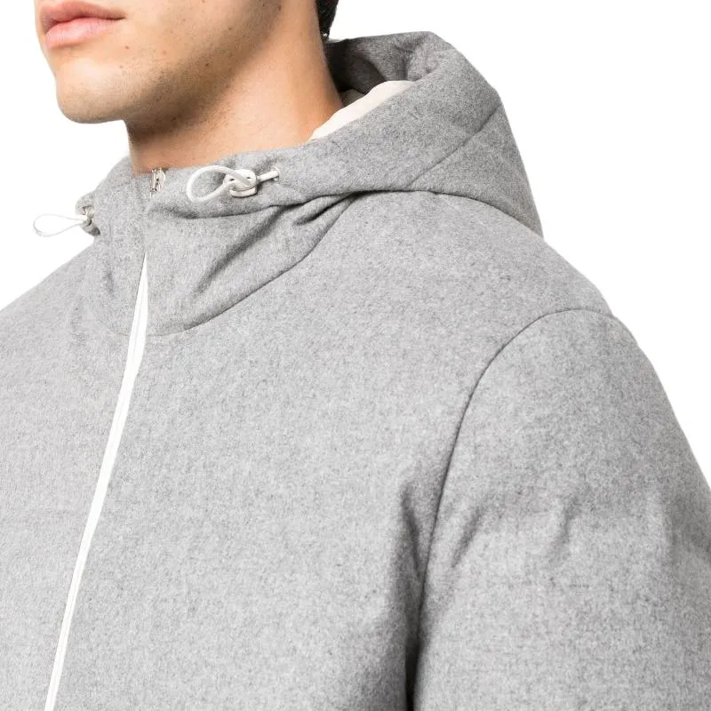 Brunello Cucinelli Zip Up Padded Hooded Down Jacket-1