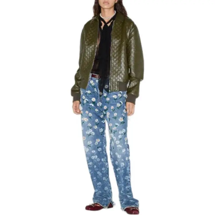 GUCCI Jacket Women's Dark Green-1