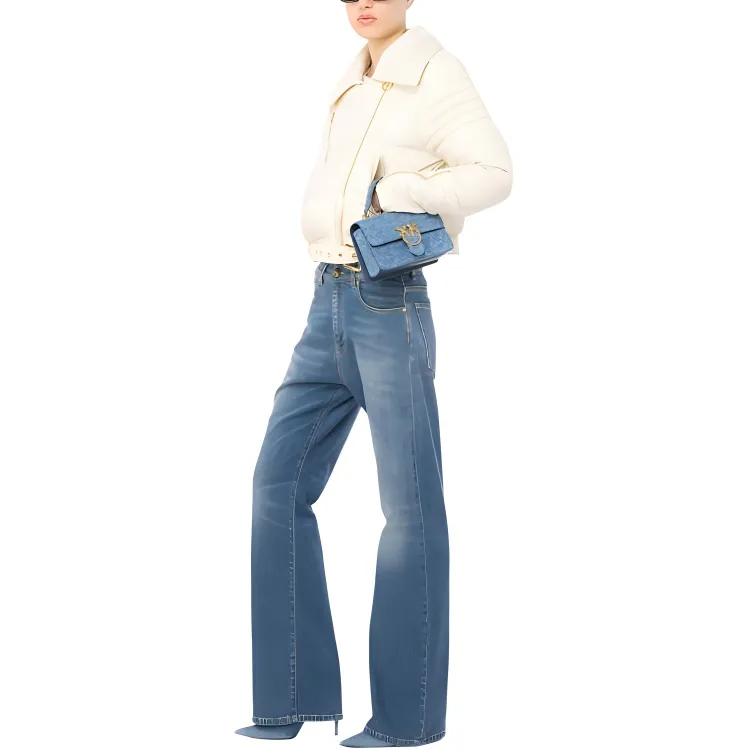 PINKO Padded Off-centre Jacket-7