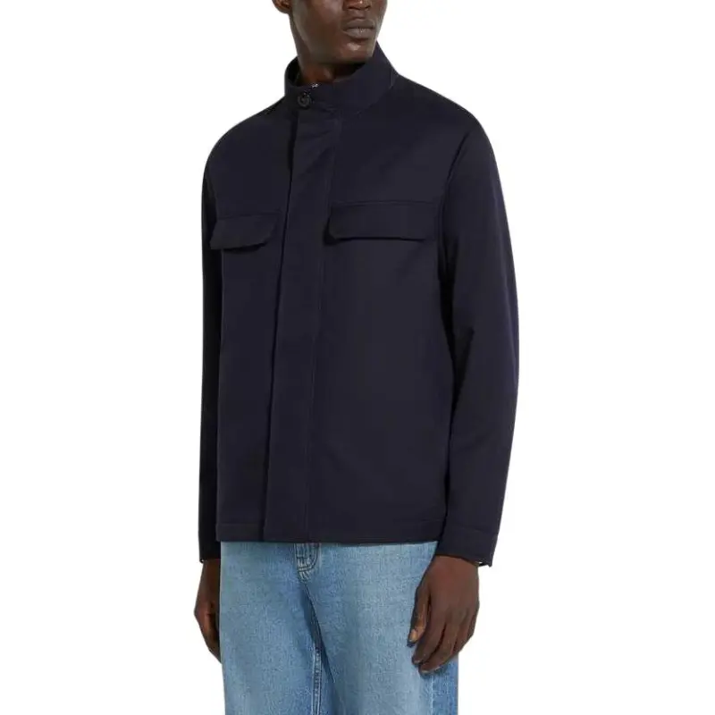 Ermenegildo Zegna Long Sleeved Zip Up Field Jacket-1