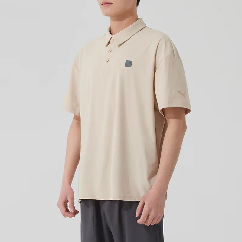 PUMA Sports Life Collection SS25 Polo Shirt Men's Khaki-1