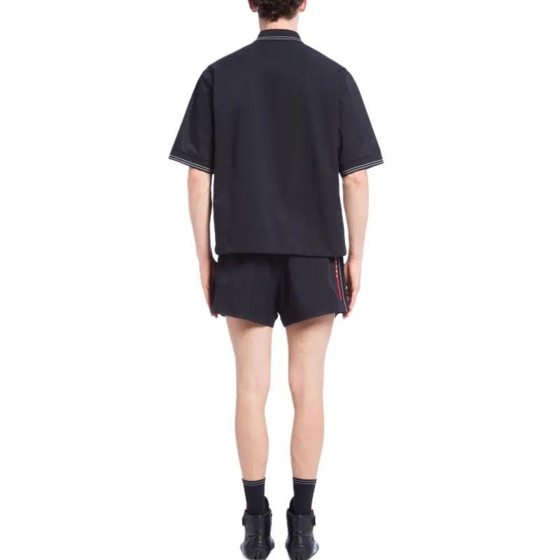 PRADA T-Shirts Men Black-2