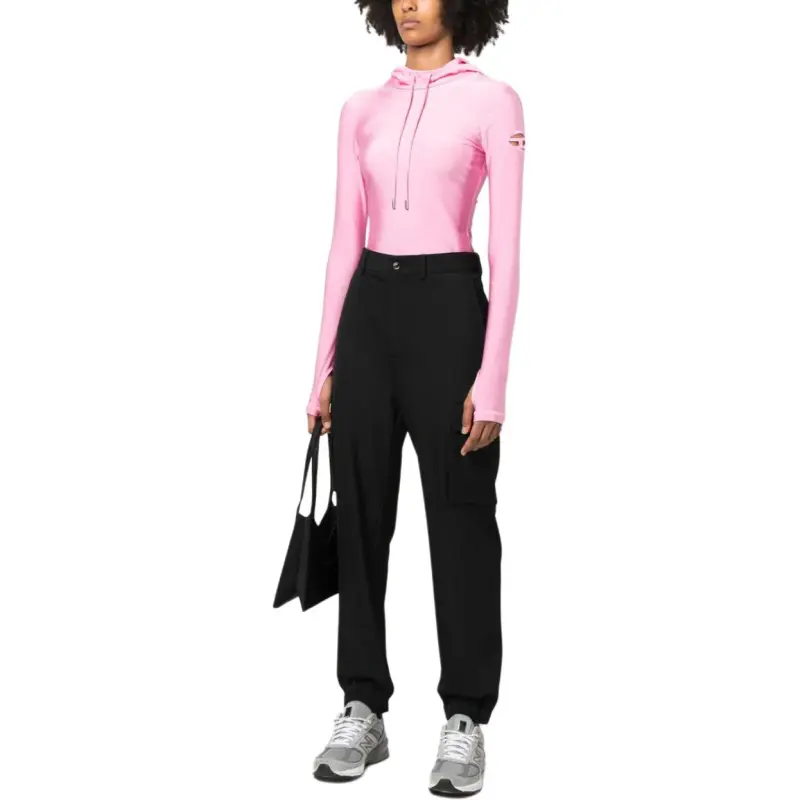 DIESEL Metal Hoodie 'Pink'-3