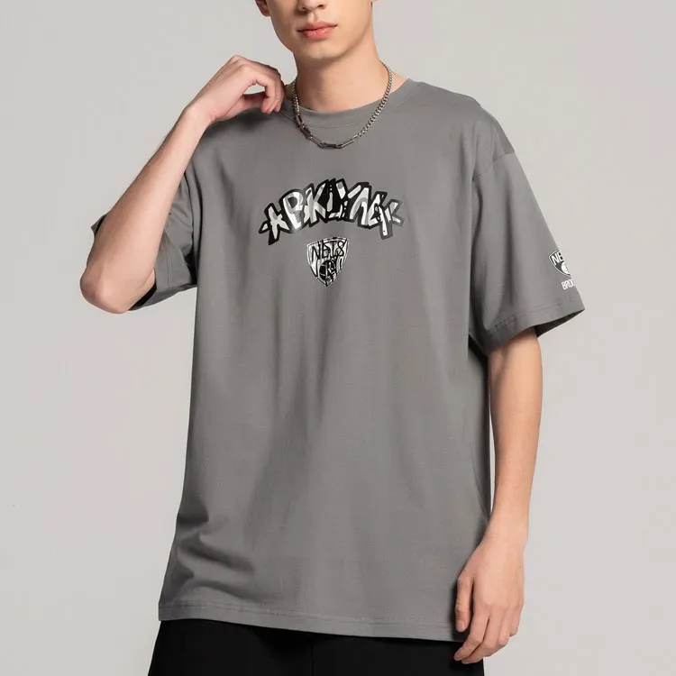 NBA Brooklyn Nets T Shirts Unisex Gray-2