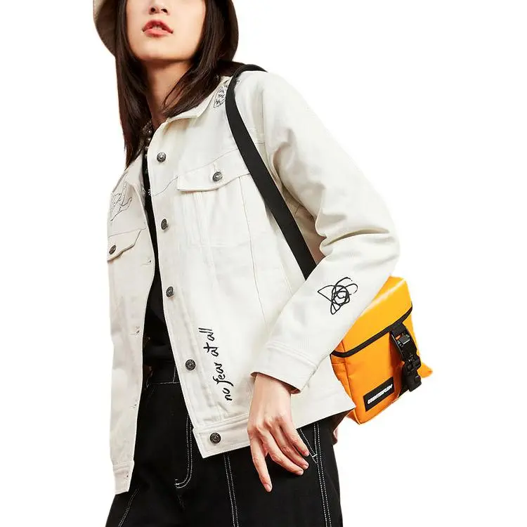X-girl X LINING Jackets Women's Mist White-2