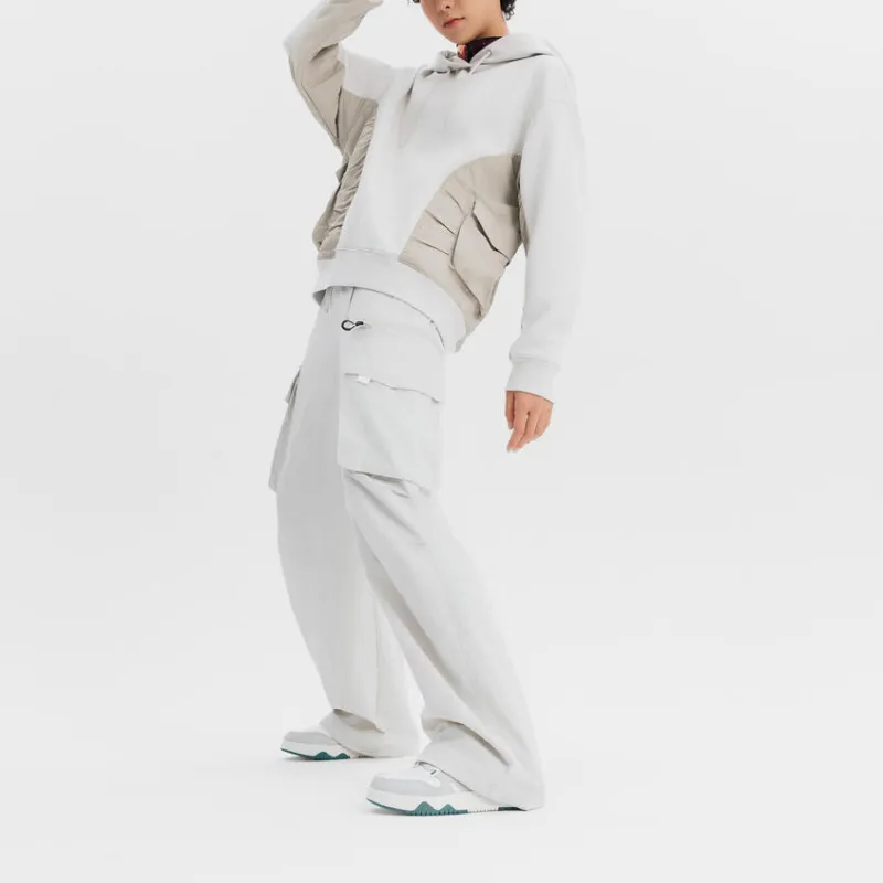 DECATHLON Cargo Pants Unisex Pearl Ecru-4