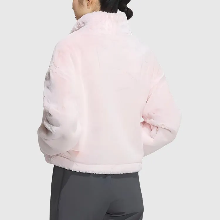 Adidas Velvet feel Coat Women's Pink-3