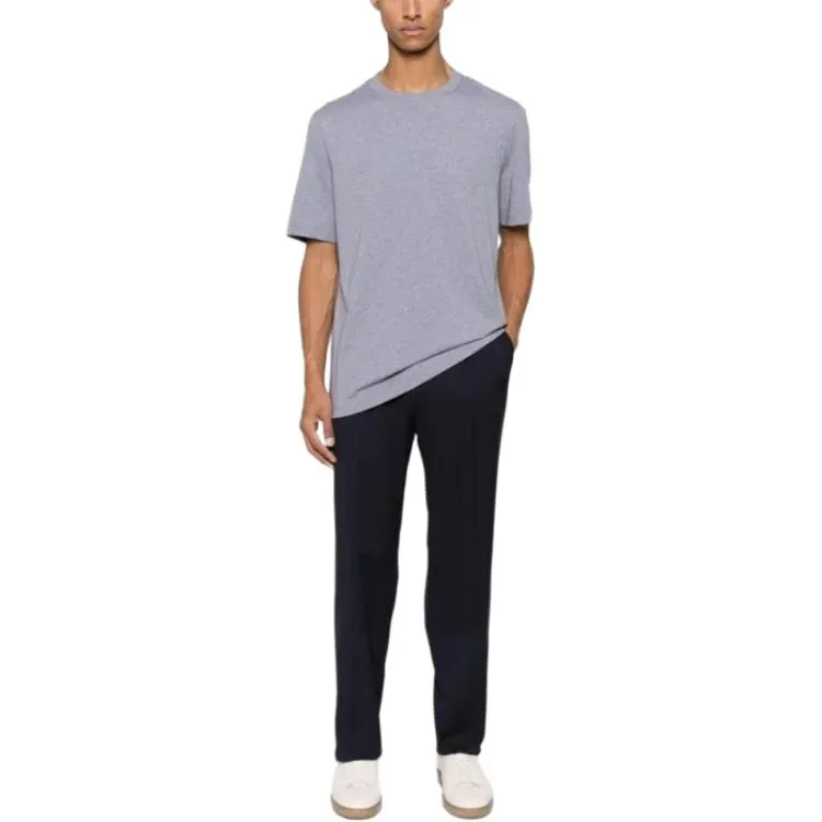 Brunello Cucinelli Mélange effect Cotton blend T shirt-1