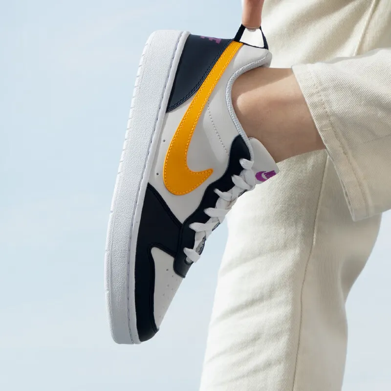 Nike Court Borough Low Recraft 'White Navy Gold' GS-8