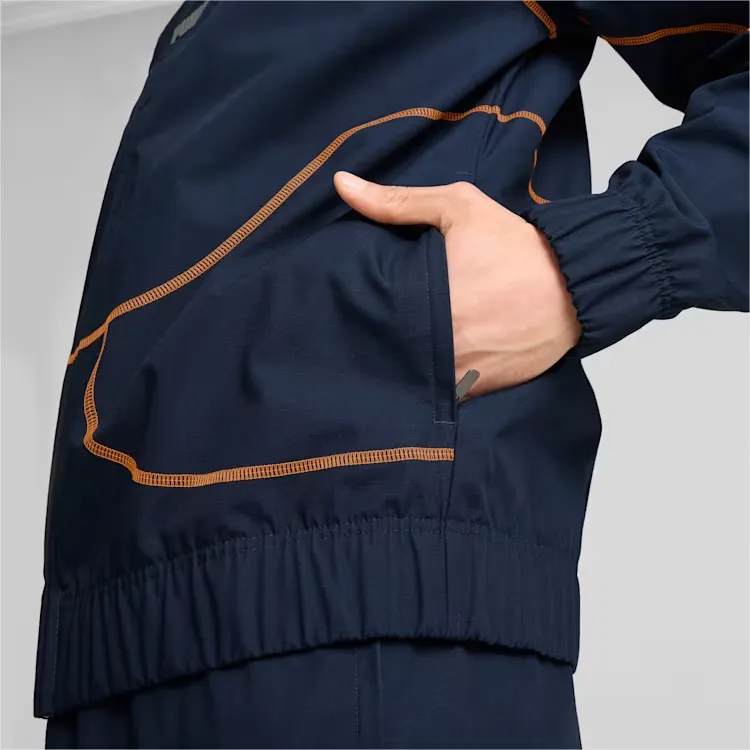 PUMA OLYMPIC MARSEILLE FW24 Jackets & Coats Men's Marine Blue-5