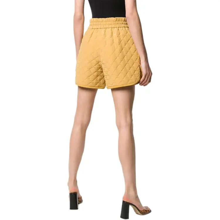 FENDI SS22 Casual Shorts Women's Yellow-2
