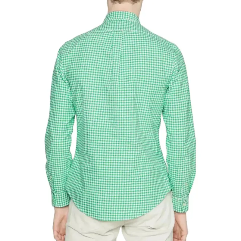 Polo Ralph Lauren Shirt Men's Green White-2